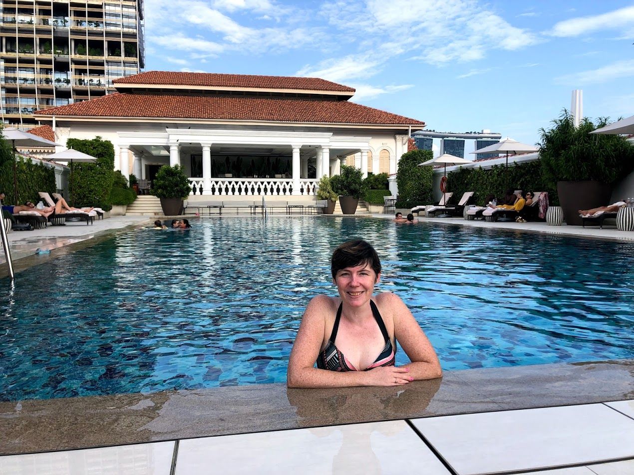Poolside at Raffles