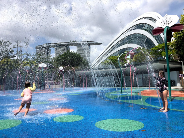 Water Play in Gardens by the Bay