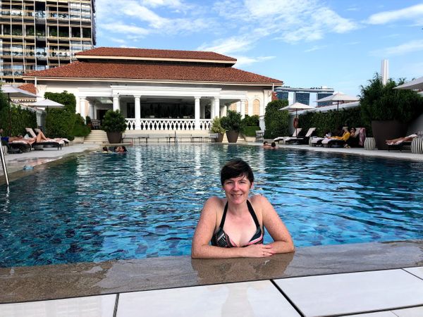 Poolside at Raffles